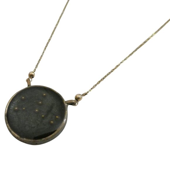CARLA DE LA CRUZ Virgo Constellation Necklace gold filled Night Sky - Picture 5 of 8